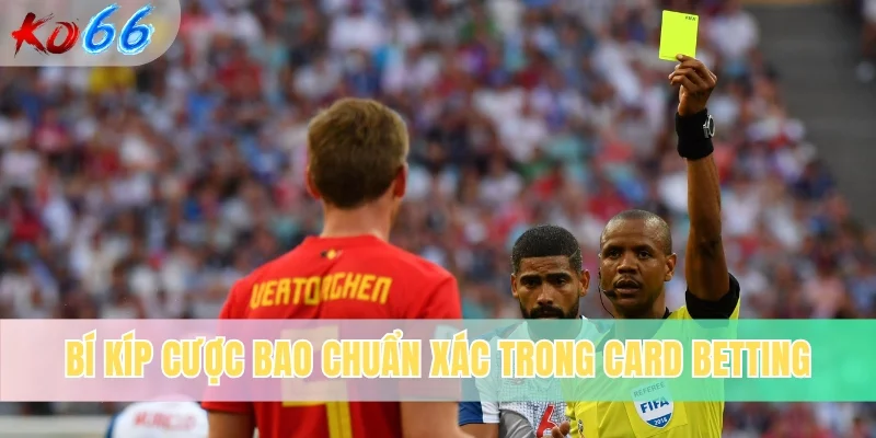 Bí kíp cược bao chuẩn xác trong card betting