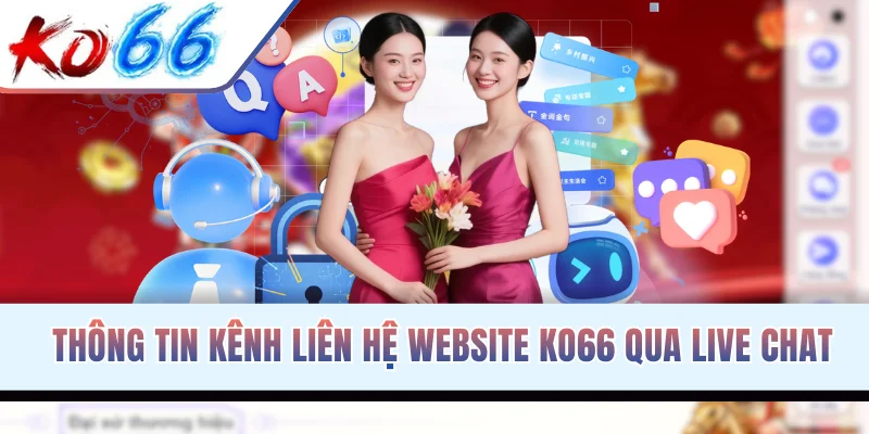 Thông tin kênh liên hệ website qua live chat